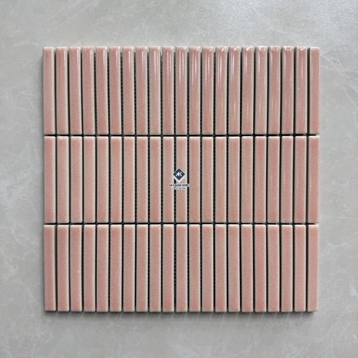 Gạch mosaic kitkat - mosaic que đũa - mosaic ngón tay nhiều màu sắc