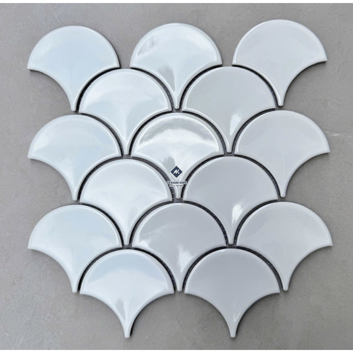 Gạch mosaic vảy cá bóng - mờ - men rạn các loại