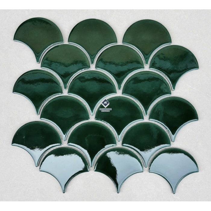 Gạch mosaic vảy cá bóng - mờ - men rạn các loại