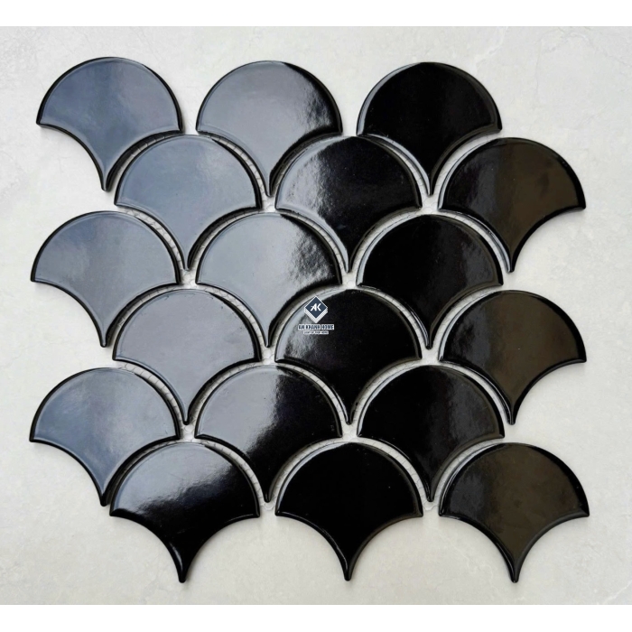 Gạch mosaic vảy cá bóng - mờ - men rạn các loại