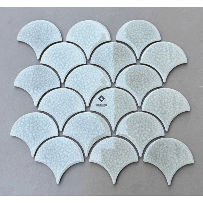 Gạch mosaic vảy cá bóng - mờ - men rạn các loại