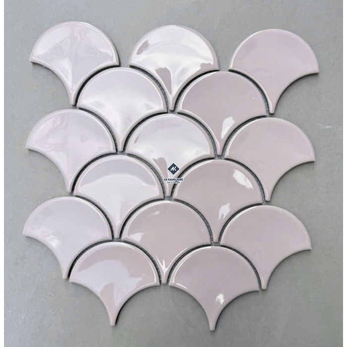 Gạch mosaic vảy cá bóng - mờ - men rạn các loại
