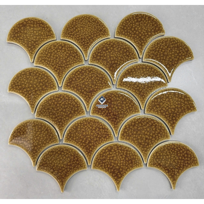 Gạch mosaic vảy cá bóng - mờ - men rạn các loại