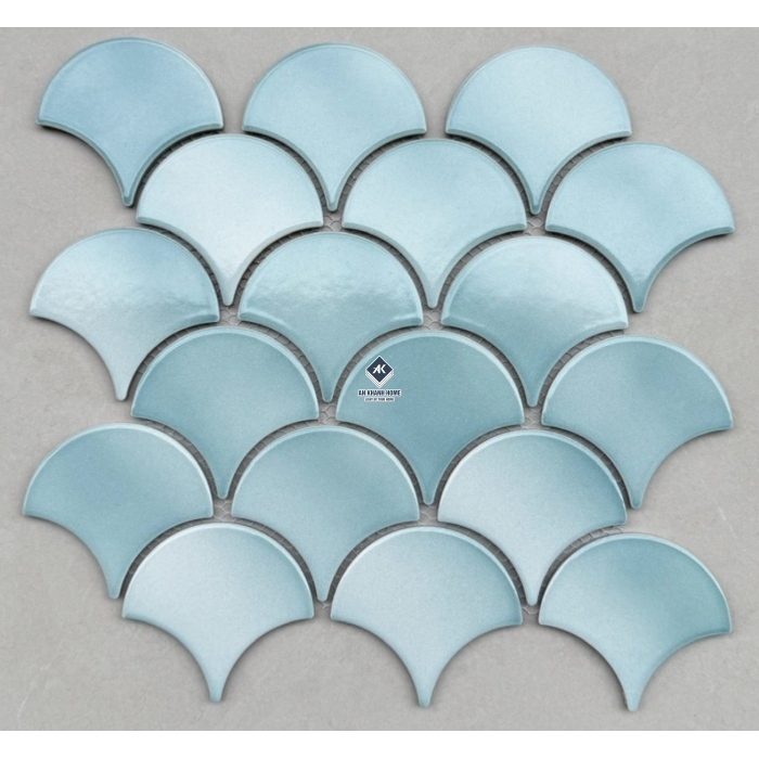 Gạch mosaic vảy cá bóng - mờ - men rạn các loại