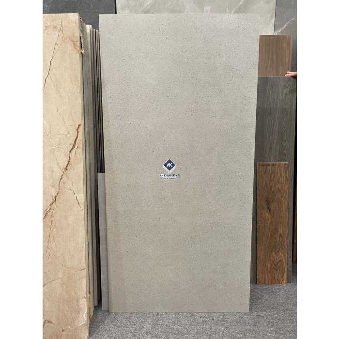 Gạch 60x120 Ấn Độ GIORGIO GRIS SG-612.E-099C xám vân terrazzo carving