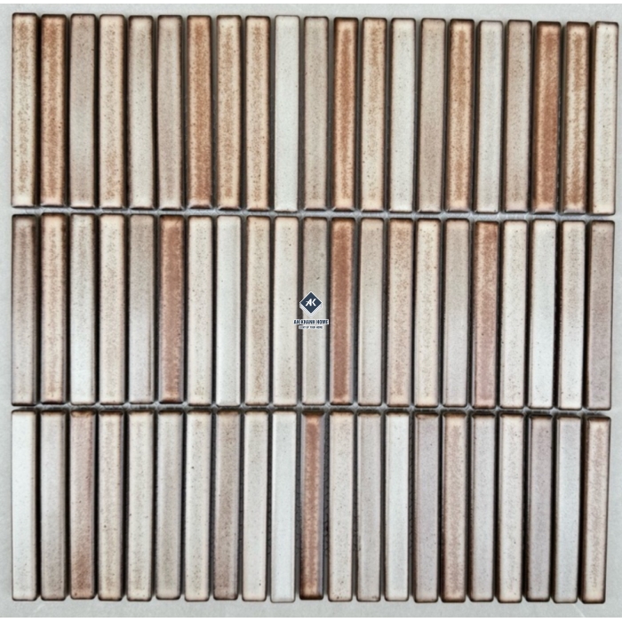 Gạch mosaic kitkat - mosaic que đũa - mosaic ngón tay nhiều màu sắc
