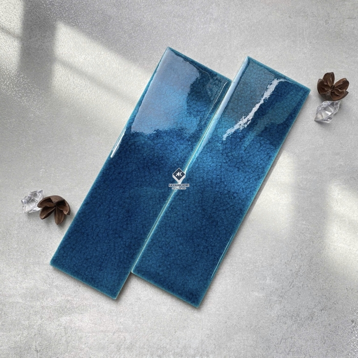 Gạch thẻ men rạn 6x20cm bề mặt bóng