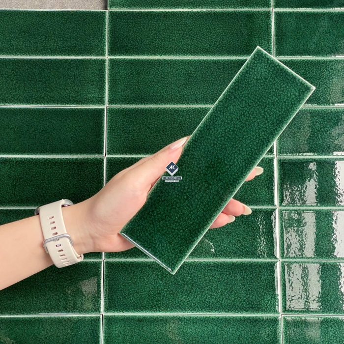 Gạch thẻ men rạn 6x20cm bề mặt bóng