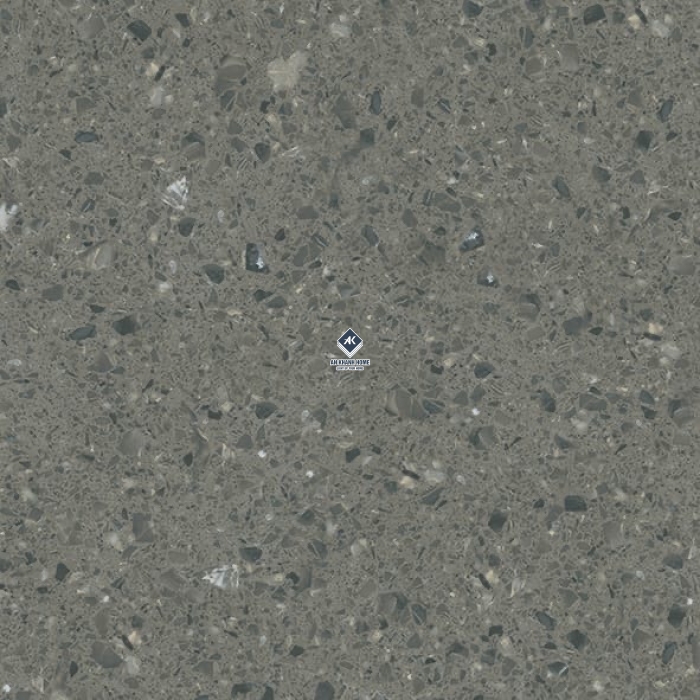 Gạch Ấn Độ 60x60 hạt Terrazzo Xám đậm Alps Nero Bề Mặt Carving