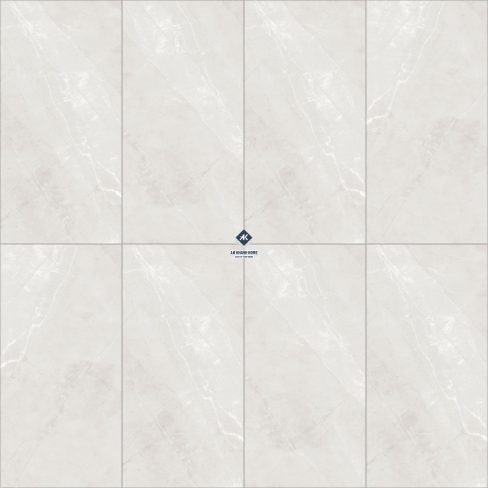Gạch 60x120 Ấn Độ màu xám kem nhạt vân đá Armani Grey bề mặt mờ