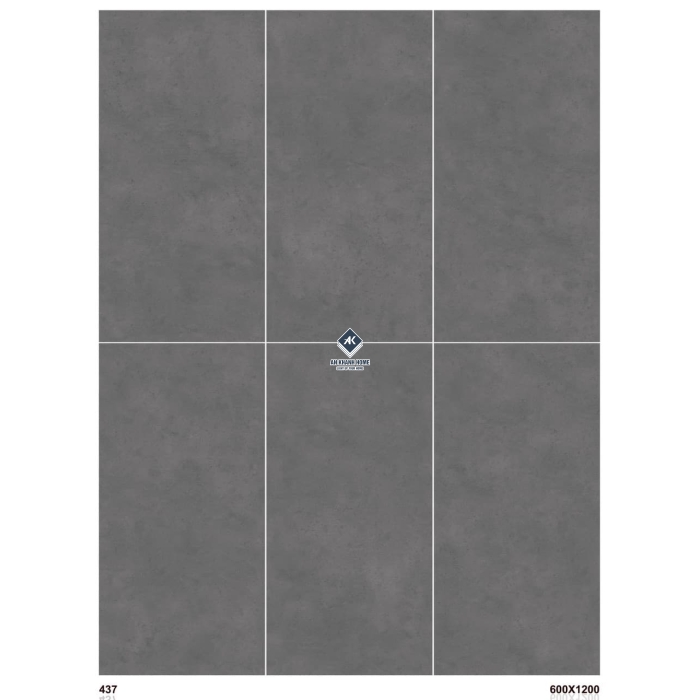 Gạch 60x120 Ấn Độ màu xám đậm vân xi măng BCA4 bề mặt mờ