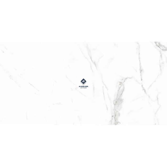 Gạch 60x120 Ấn Độ màu trắng vân mây xám Statuario Silver bề mặt mờ