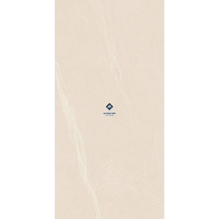 Gạch 60x120 màu kem nhạt vân đá Palato Sand hiệu ứng sần nhẹ punch GHR cao cấp