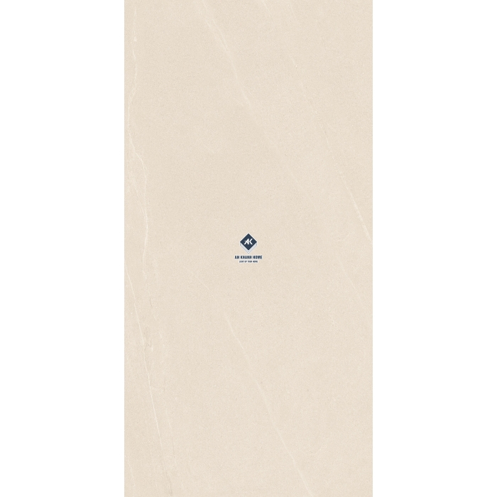 Gạch 60x120 màu kem nhạt vân đá Palato Sand hiệu ứng sần nhẹ punch GHR cao cấp