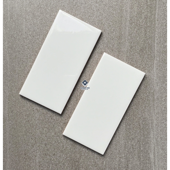 BST Gạch thẻ 75x150 mm subway đơn sắc men phẳng bóng