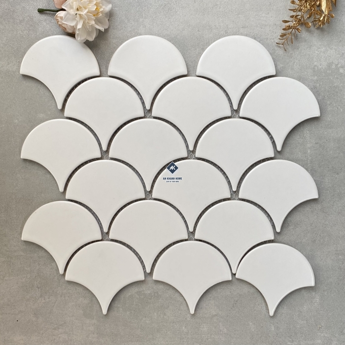Gạch mosaic vảy cá bóng - mờ - men rạn các loại