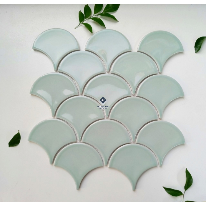 Gạch mosaic vảy cá bóng - mờ - men rạn các loại